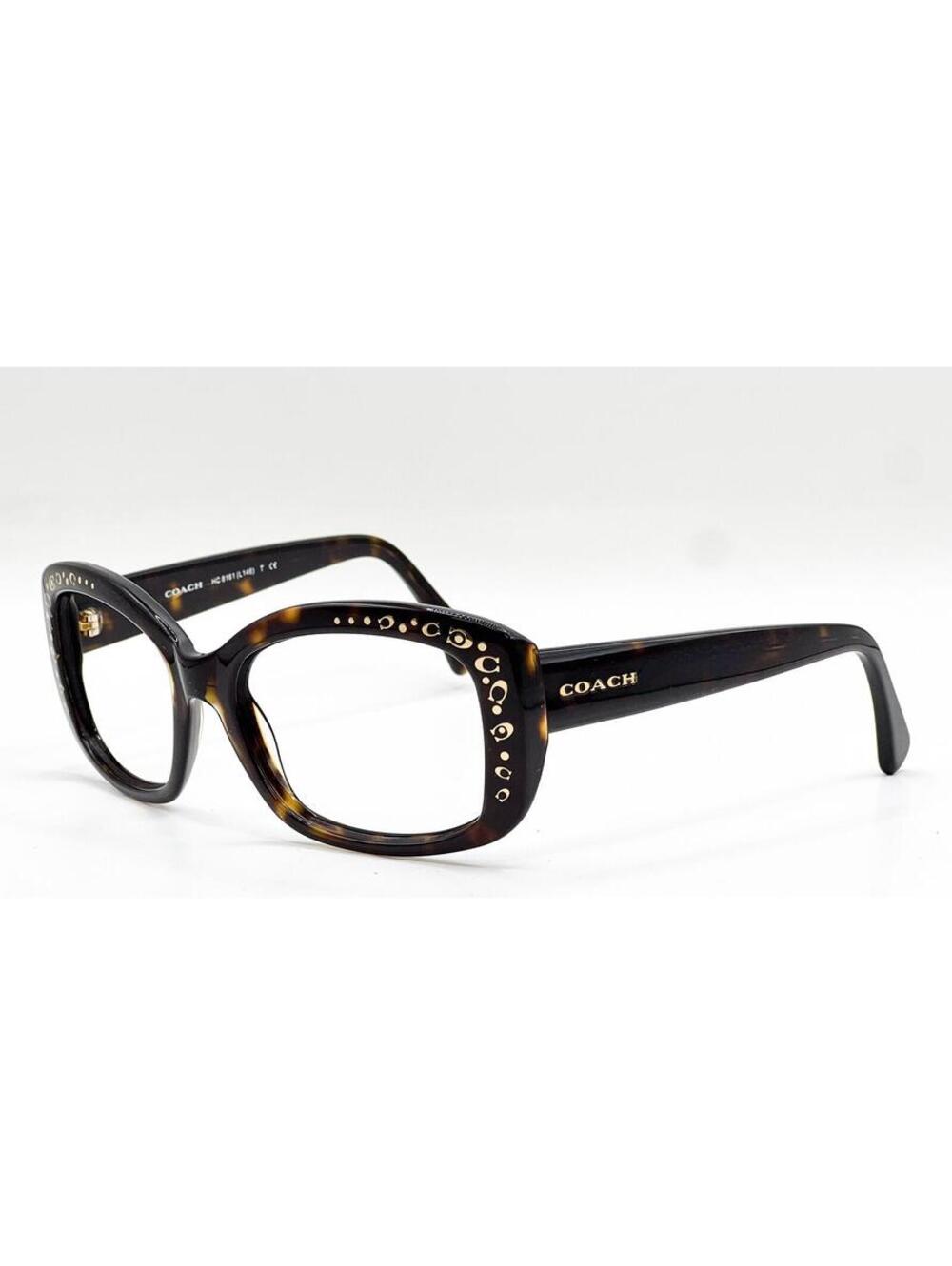 Coach Hc 8161 512013 Dark Tortoise Authentic Eyeglasses 55-18-135